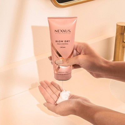 Nexxus Weightless Style Smooth &amp; Full Blow Dry Balm Volumizing Hair Cream 6 fl oz - Imperfect Container