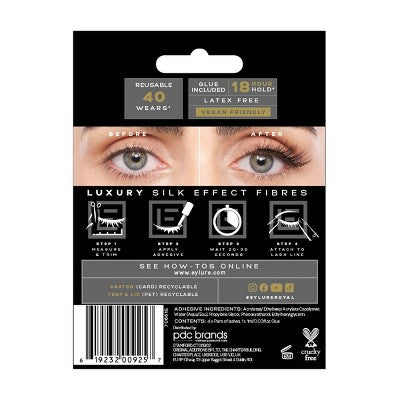Eylure Faux Mink Royal False Eyelashes 4ct - New by This is Beauty US