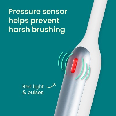 quip Rev Oscillating Rechargeable Electric Toothbrush White/Blue - Imperfect Box by This is Beauty US