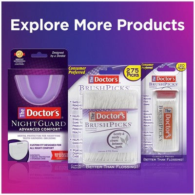 The Doctors Advanced Comfort Night Guard for Nighttime Teeth Grinding 1ct Guard with Storage Case - Imperfect Box by This is Beauty US