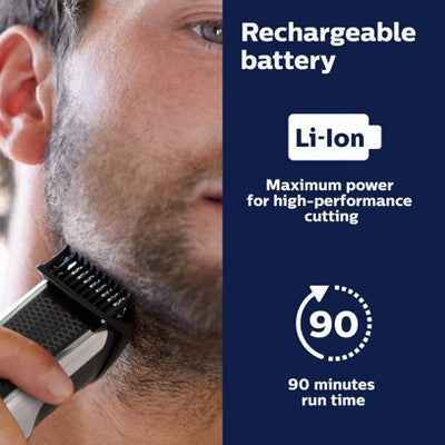 Philips Norelco Series 5500 Beard &amp; Hair Mens Rechargeable Electric Trimmer BT5511/49 - New