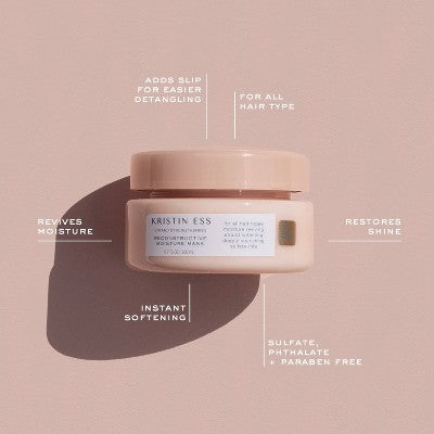 Kristin Ess Hair Reconstructive Moisturizing Repair Mask, Conditioner with Shea Butter 6.7 fl oz - New by This is Beauty US
