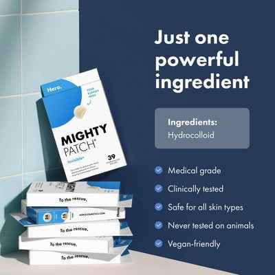 Hero Cosmetics Mighty Patch Invisible Acne Pimple Patches 39ct - New