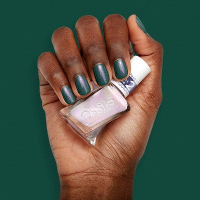 essie gel by essie Evergreen Fantasy Longwear Duo Gift Set Vegan Nail Polish Set 2pc - Imperfect Box by This is Beauty US
