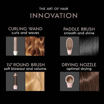 InfinitiPRO by Conair DigitalAIRE Multi-Attachment Styling System Rose Pink 1.25" - Imperfect Box by This is Beauty US