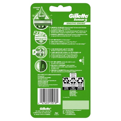 Gillette Sensor3 Sensitive Men&