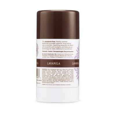 Lavanila Natural Solid Deodorant Vanilla Lavender 2oz - New