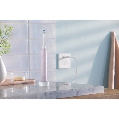 Philips Sonicare 4100 Rechargeable Electric Toothbrush Sugar Rose - Imperfect Box by This is Beauty US