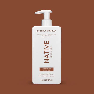 Native Coconut &amp; Vanilla Moisturizing Shampoo 16.5 fl oz - Imperfect Container