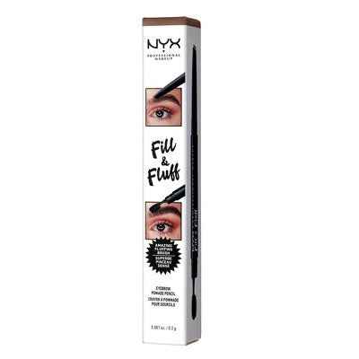 NYX Professional Makeup Fill &amp; Fluff Eyebrow Pomade Pencil Auburn 0.007oz - Imperfect Box