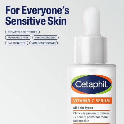 Cetaphil Brightening Vitamin C Face Serum 1fl oz - New by This is Beauty US