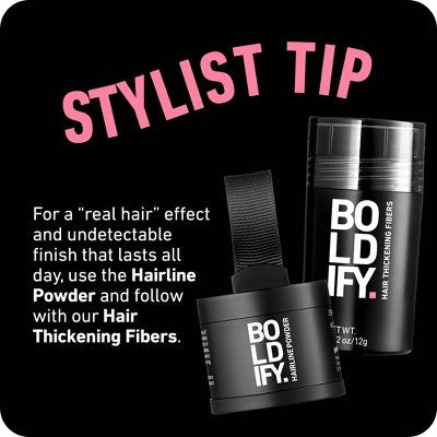 BOLDIFY Root Touch Up Powder with Brush, Covers Thinning Hair &amp; Grays, Water-Resistant Light Blonde - Imperfect Box by This is Beauty US