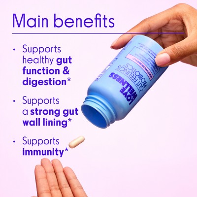 Love Wellness Gut Feelings Probiotics for a Healthy Gut &amp; Immunity 30ct - Imperfect Container by This is Beauty US