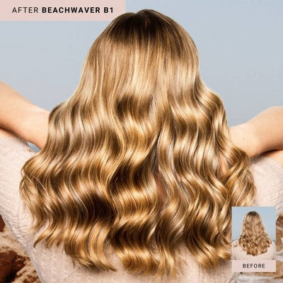 BEACHWAVER Co. B1 Rotating Curling Iron Midnight Rose 1" - Imperfect Box by This is Beauty US