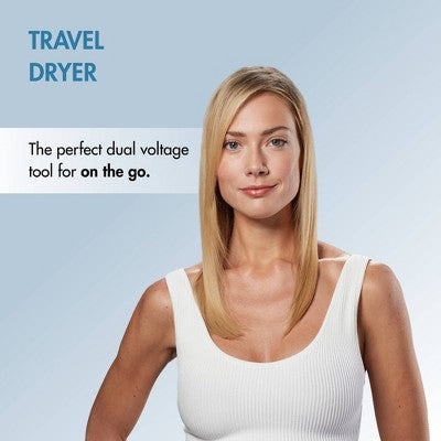BaBylissPRO Nano Titanium Travel Hair Dryer Blue 1000W - New by This is Beauty US