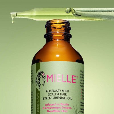 Mielle Organics Rosemary Mint Scalp &amp; Strengthening Hair Oil 2 fl oz - Imperfect Container by This is Beauty US
