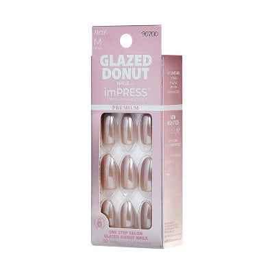 KISS Products Fake Nails Chocolate Glazed 33ct - New