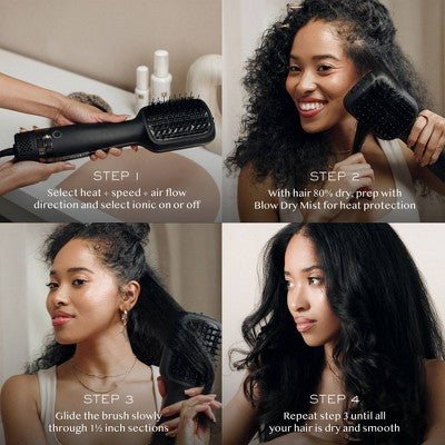 Kristin Ess Blow Dry Hair Brush 1500 Watts - Imperfect Box by This is Beauty US