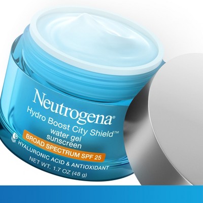 Neutrogena Hydro Boost City Shield Water Face Gel SPF 25 1.7oz - Missing Box