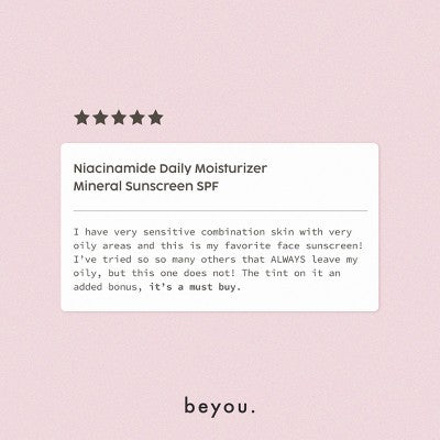 Beyou. Hydrating Niacinamide Daily Moisturizer Mineral Face Sunscreen SPF 40 1.69 fl oz - New by This is Beauty US