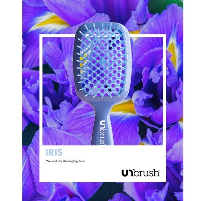 UNbrush Detangler Hair Brush Pastel Iris - Imperfect Box by This is Beauty US