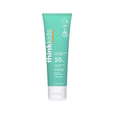 thinksport Kids Mineral Sunscreen Lotion SPF 50 3 fl oz - Imperfect Container