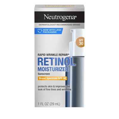 Neutrogena Rapid Wrinkle Repair Retinol Face &amp; Neck with Hyaluronic Acid SPF 30 1 fl oz - Imperfect Box