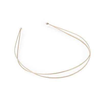 The Hair Edit Carved Chaplet Headband - New