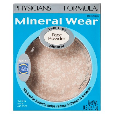 Physicians Formula Mineral Wear Pressed Powder Light Beige 0.3oz - New by This is Beauty US