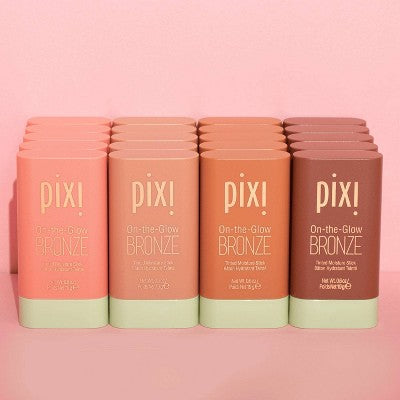 Pixi On The Glow Bronze Tinted Moisturizer Stick Bronzer Beach Glow 0.6oz - Imperfect Box by This is Beauty US