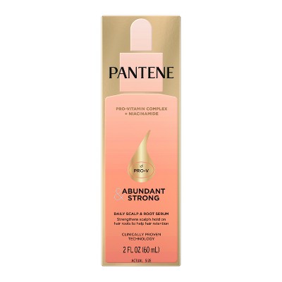 Pantene Abundant &amp; Strong Treatment Serum 2 fl oz - Imperfect Box