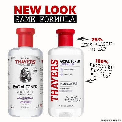 Thayers Remedies Witch Hazel Alcohol Free Lavender Facial Toner 12 fl oz - New by This is Beauty US