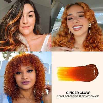 Overtone Ginger Glow Daily Conditioner- Semi-Permanent Copper 4.5 oz - New