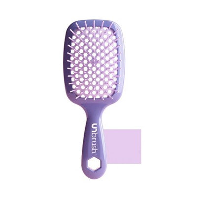 UNbrush Detangler Hair Brush Lavender Dark Purple - Imperfect Box by This is Beauty US