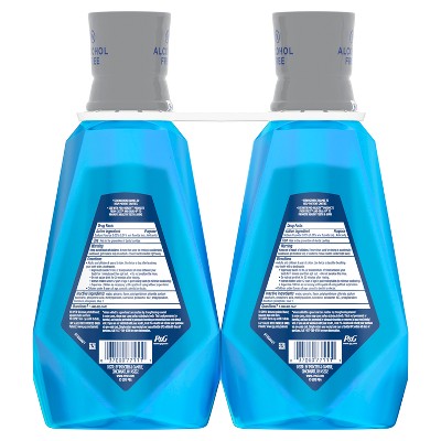Crest Pro-Health Advanced Multi-Protection Alcohol Free Mouth Wash - Fresh Mint 1L/2pk - New by This is Beauty US