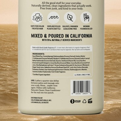 California Naturals Classic Coconut Shampoo 16.5 fl oz - New by This is Beauty US