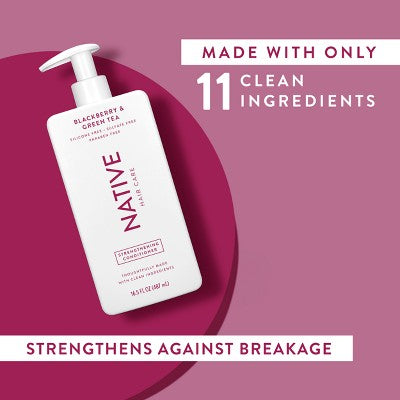 Native Blackberry; Green Tea Strengthening Hair Conditioner 16.5 fl oz - Imperfect Container by This is Beauty US