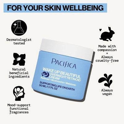 Pacifica Wake Up Beautiful Overnight Retinol Cream 1.7 fl oz - Imperfect Box by This is Beauty US