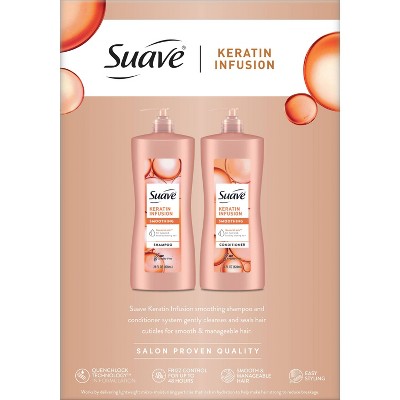 Suave Professionals Keratin Infusion Smoothing Shampoo and Conditioner 56 fl oz - Imperfect Box by This is Beauty US