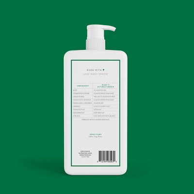 Native Body Wash for Men &amp; Women - Eucalyptus &amp; Mint Sulfate Free with Pump 36 fl oz - Imperfect Container by This is Beauty US