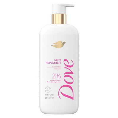 Dove Beauty Serum Body Wash with 2% Niacinamide and BHA Refining Serum Skin Replenish 18.5 fl oz - New by This is Beauty US