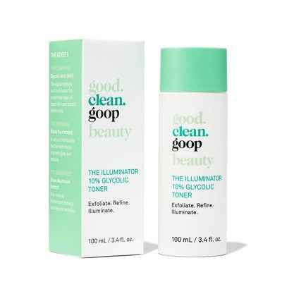good.clean.goop beauty The Illuminator 10% Glycolic Toner 3.4 fl. oz. - Imperfect Box
