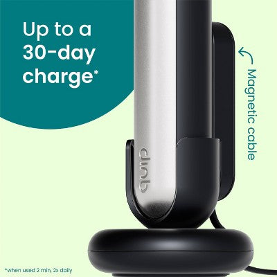 quip Rev Oscillating Rechargeable Electric Toothbrush Black/Silver - Imperfect Box by This is Beauty US