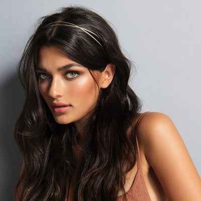 The Hair Edit Carved Chaplet Headband - New