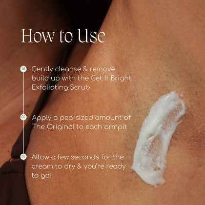 Forgotten Skincare The Original Underarm Brightening Deodorant Cream 1.7 fl oz - New