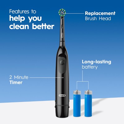 Oral-B ProClean Battery Electric Toothbrush Deep Clean Black - Imperfect Box by This is Beauty US