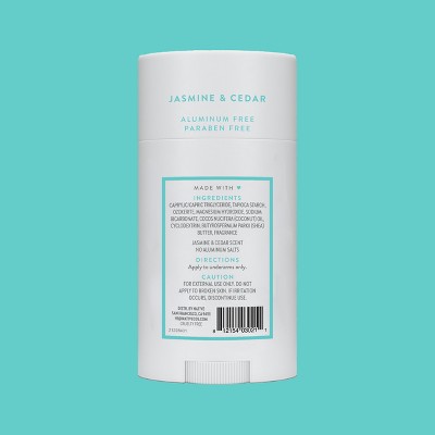 Native Solid Deodorant for Women &amp; Men Jasmine &amp; Cedar Aluminum-Free 2.65oz - New by This is Beauty US