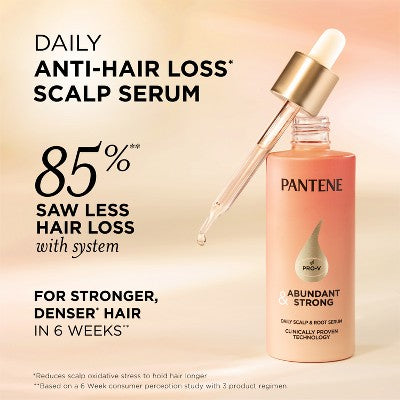 Pantene Abundant &amp; Strong Treatment Serum 2 fl oz - Imperfect Box