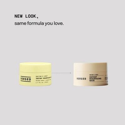 Versed Doctors Visit Instant Resurfacing Mask 1.7 fl oz - New by This is Beauty US
