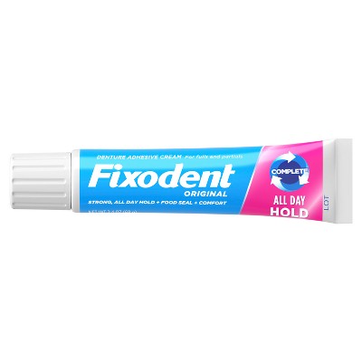 Fixodent Original Complete Denture Adhesive Cream 2.4oz/3pk - Imperfect Box by This is Beauty US